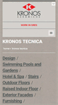 Mobile Screenshot of kronostecnica.com